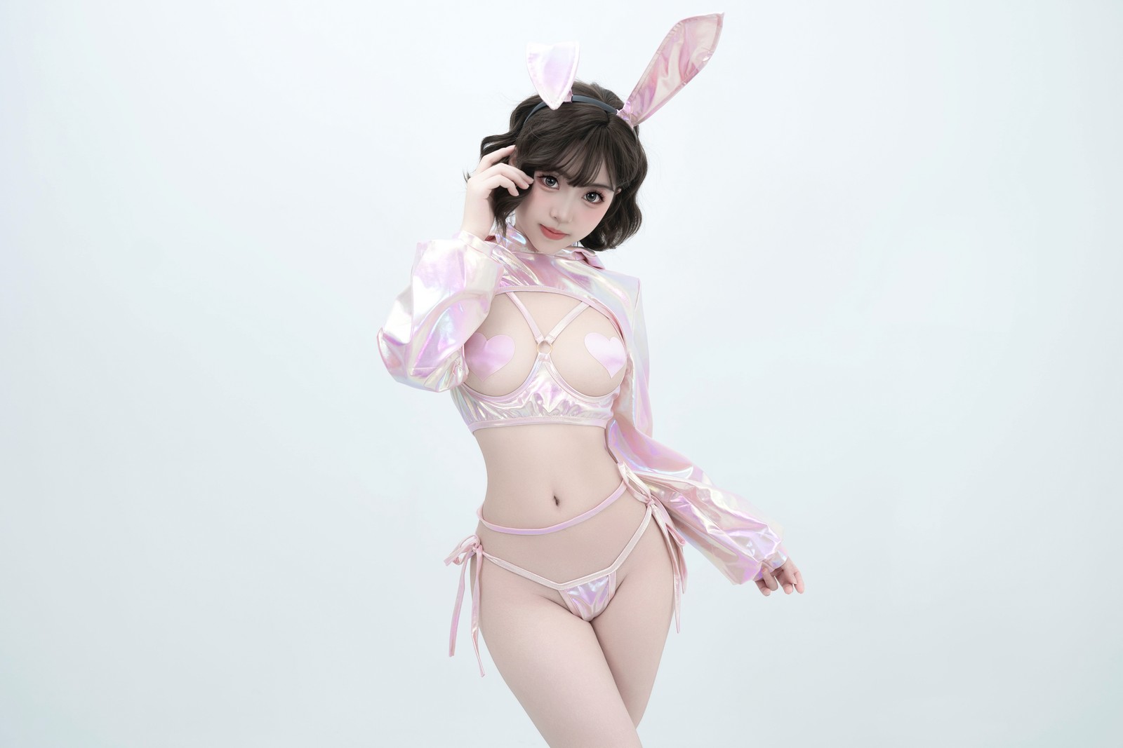 Bangni邦尼 – 粉色兔兔 Cosplay 高清写真集（102P-10V-809.1MB）插图1