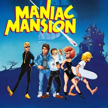 Maniac Mansion box art