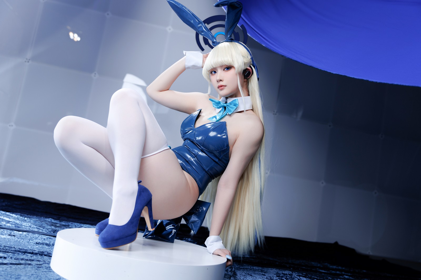 屿鱼 Yuyu Toki × 飛鳥馬トキ 蓝色兔女郎 Cosplay 写真集（45P｜522MB）插图2