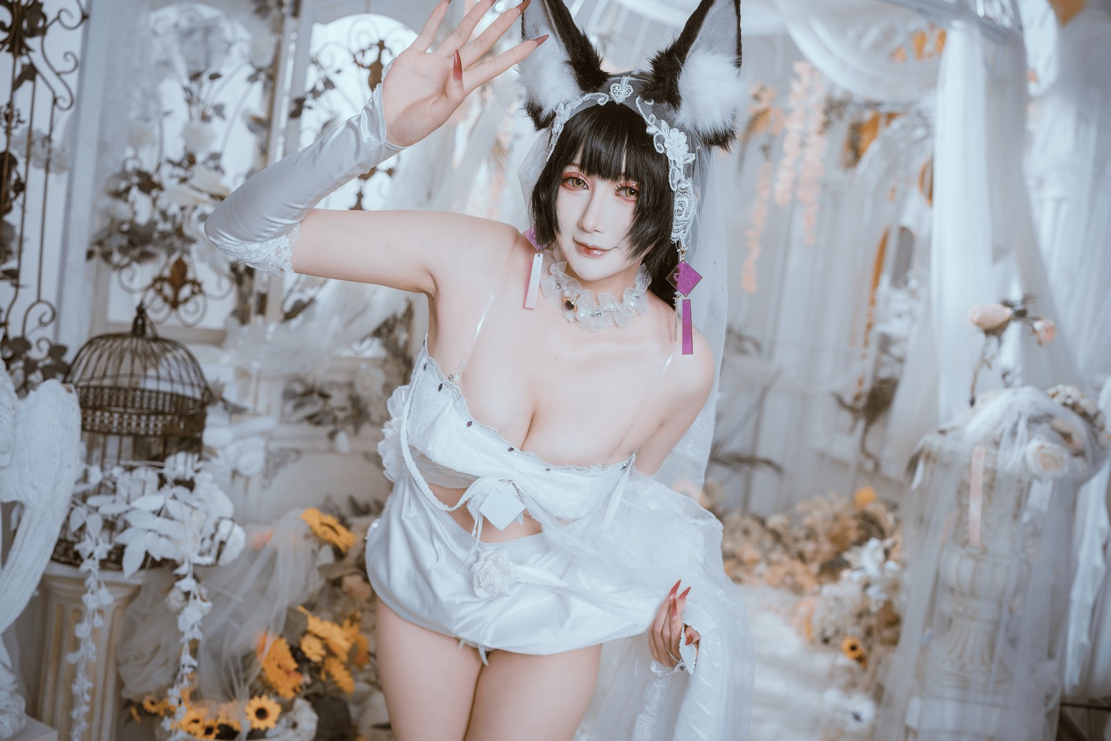 兔胖胖min – 碧蓝航线 武藏 花嫁 Cosplay 高清写真集（40P-883.9MB）插图7