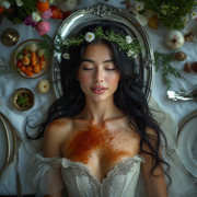 Garden Wedding Marinade Black hair 0 02