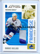 2003-04 ITG Action Jerseys #M-269 [Markus Naslund] [Vancouver Canucks] [Franchise] [~100] [swatch=si