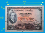 50 PESETAS 1927  -  ALFONSO XIII ED-326-A1ab