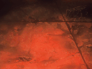 Alucard melts the cross with hellfire 2