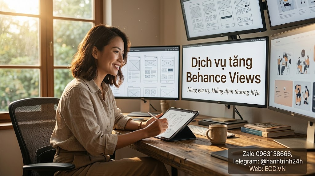 tăng behance views nhanh chóng cho creative