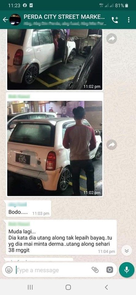 Pecakapan pedagang di kawasan tempat balita yang dipaksa mengemis