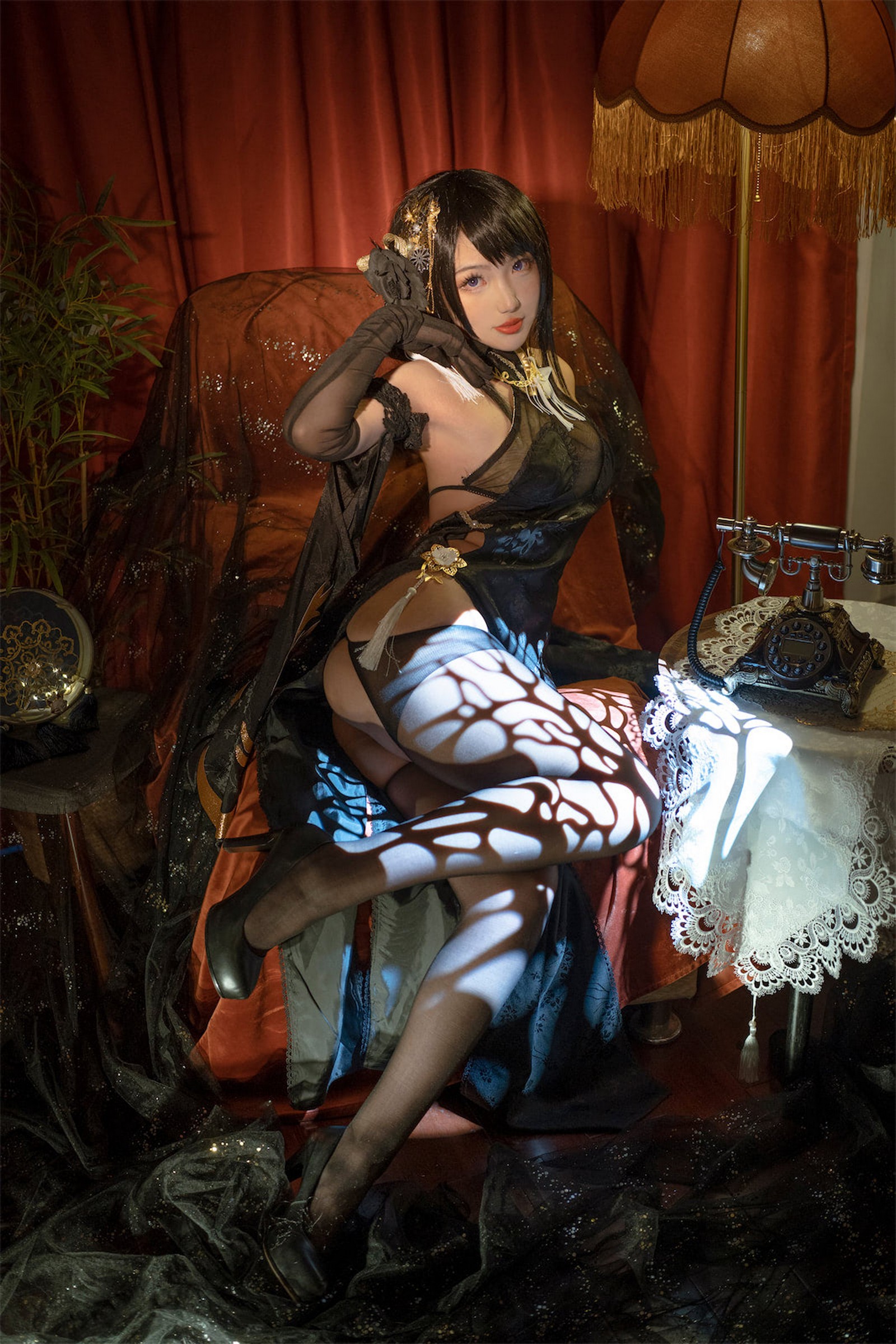 刺青Poi 镇海 Cosplay 写真｜碧蓝航线 镇海 角色图集【36P + 3V｜387MB】插图3