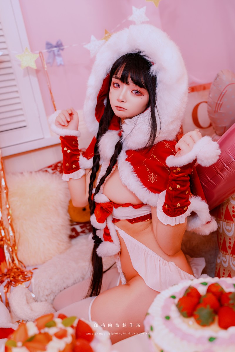 落落Raku Santa Tell Me 圣诞主题写真 35P插图3