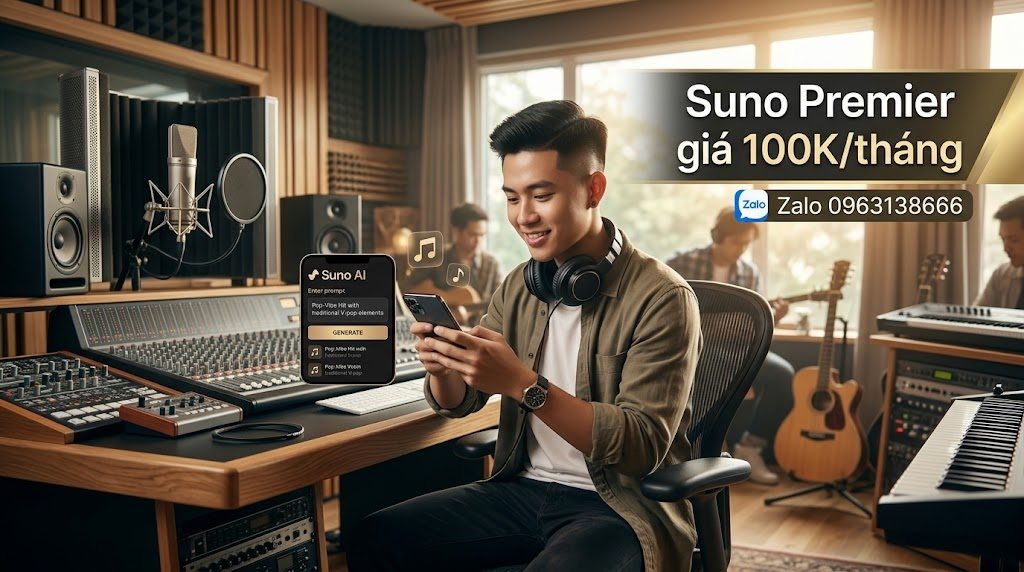 Mua acc Suno Premier