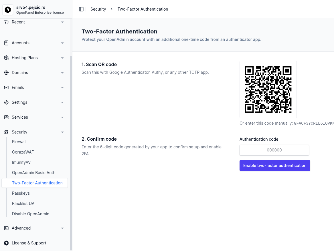 2fa page