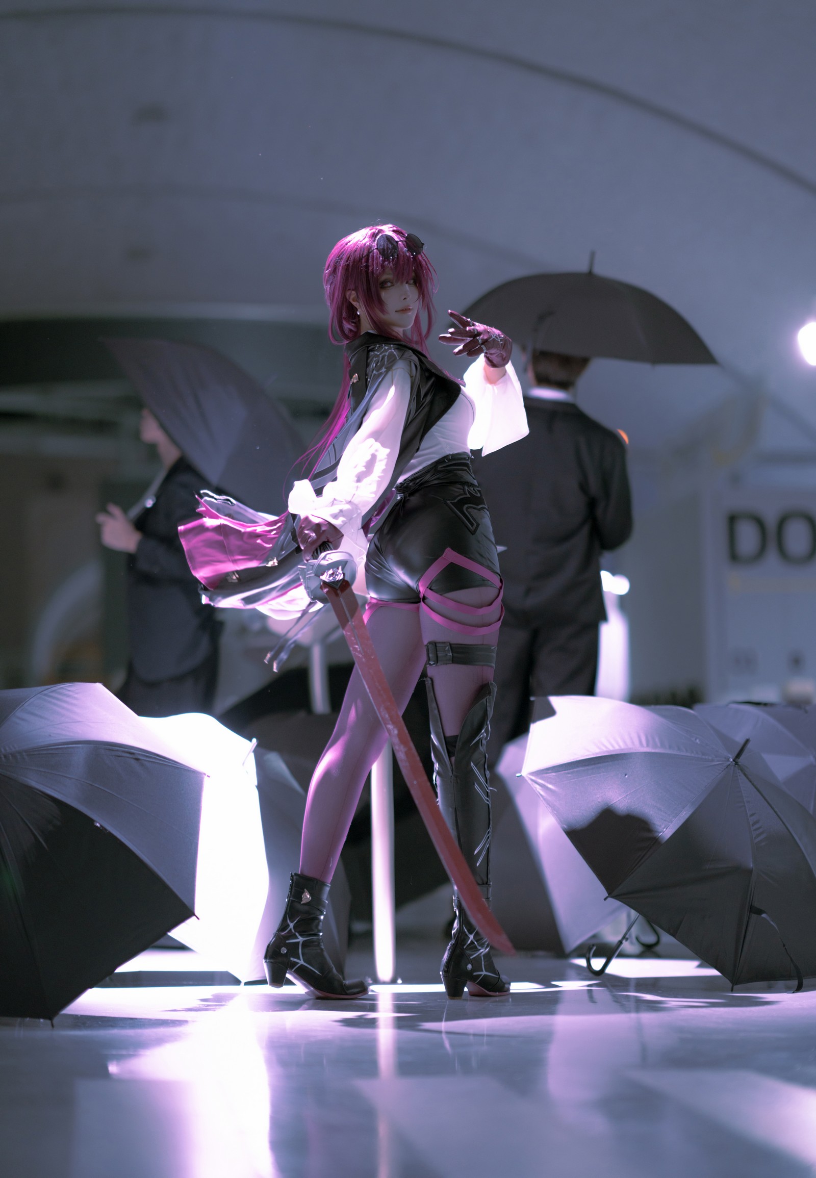 w百合欧皇子w 卡芙卡写真集 – Kafka COS 崩坏星穹铁道高清图 [15P-149MB]插图1