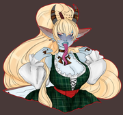 Ishtarr showing off at the Autumn festival