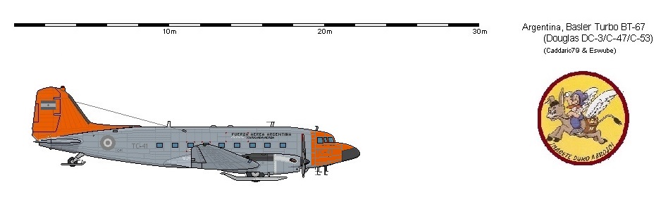 Incorporación del Basler BT-67 Arg-BT-67-FAA