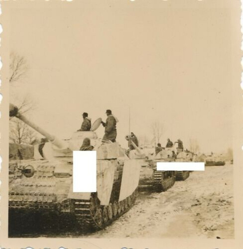 Russland 7.PD Panzer IV Langrohr Schürzen Wintertarn