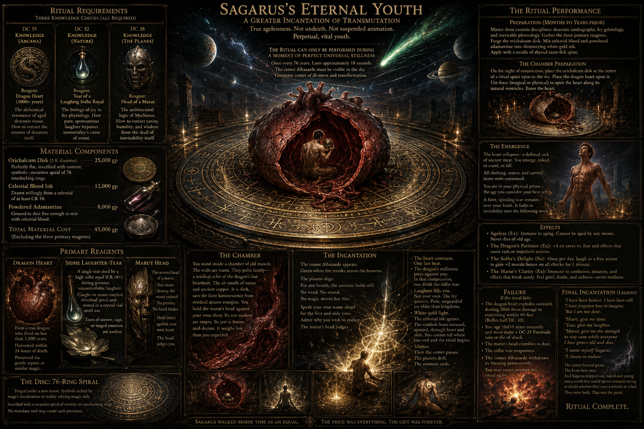 Sagarus s Eternal Youth
