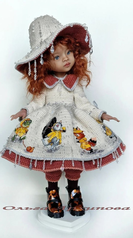 Наряд для куклы Капелька дождя (Ольга Архипова)