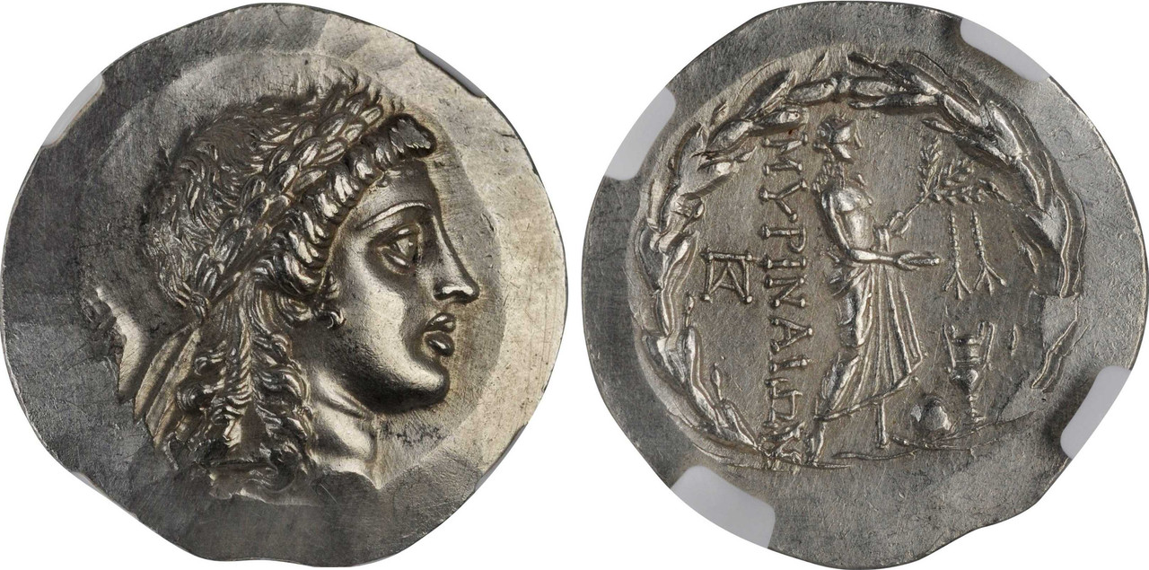 Tetradracma. Mirina (Aeolis, Misia). Reino de Pérgamo. 155-145 a.C. 20044