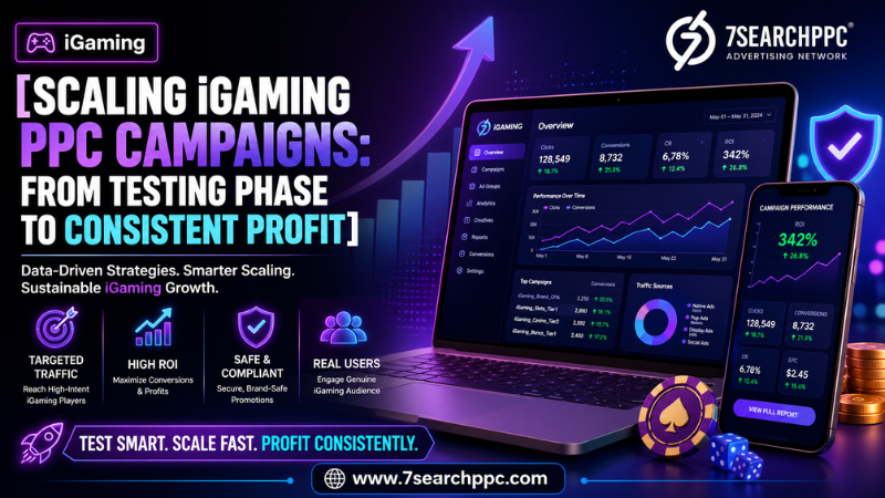 Scaling iGaming PPC Campaigns: From Testing Phase to Consistent Profit