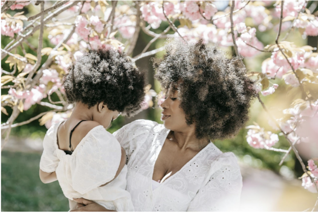 Single Mother with Child