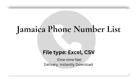 Jamaica Phone Number List 3 Million Cell Numbers