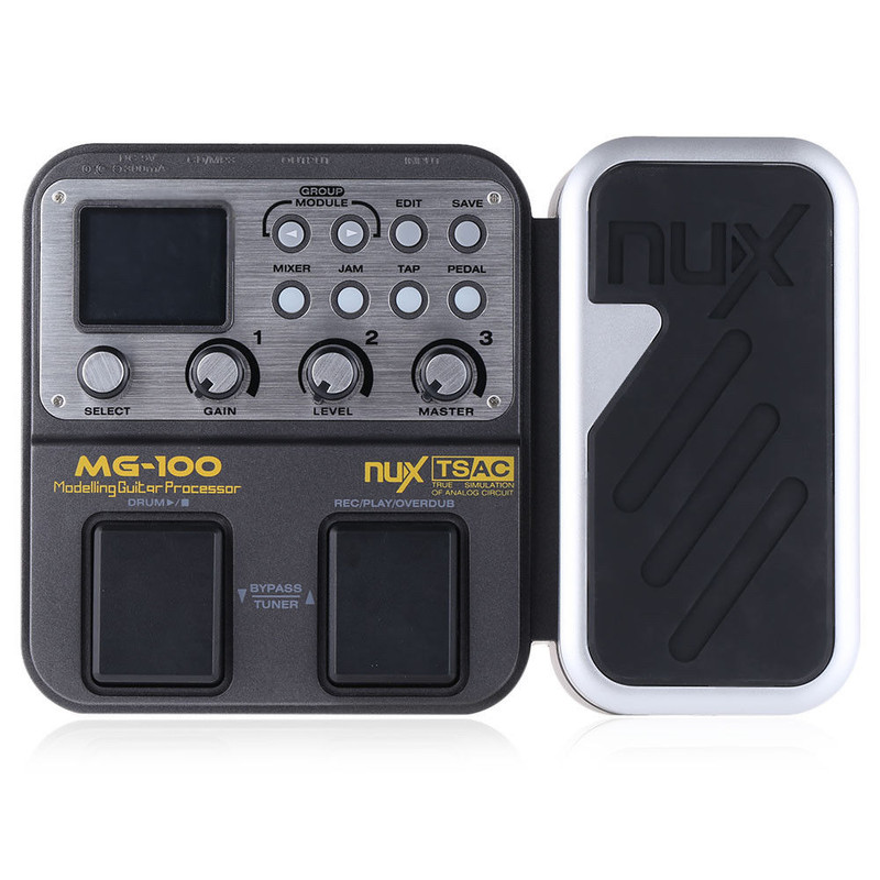 NUX MG100 Guitar Modelling MultiEffects Processor Integrated Guitar