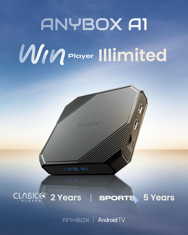 ANYBOX A1 2026 Android TV Box (4Go/32Go) - illimited