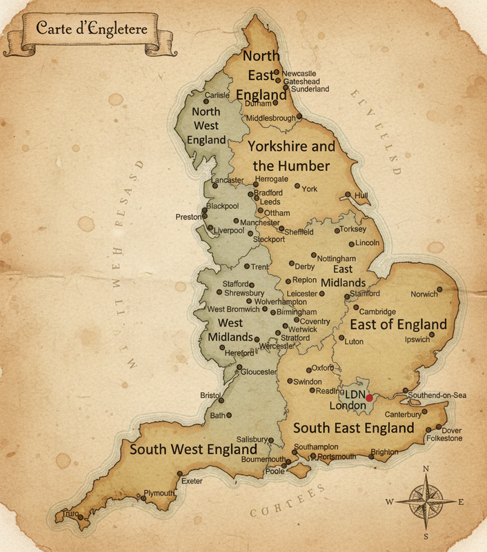 Updated UK map showing three event cities.