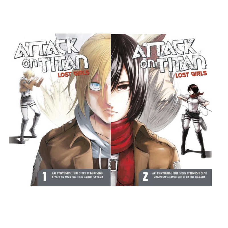 manga: Attack on Titan / Shingeki no Kyojin Lost Girls 1~2 Complete Set