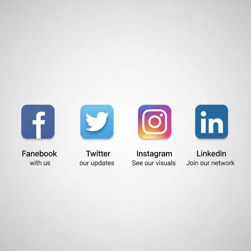 3D Social Media Button preview