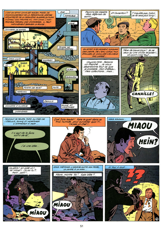 blake et mortimer affaire du collier planche 49 (page 51)