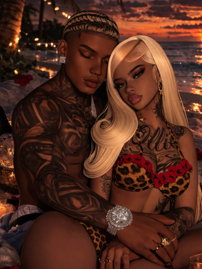 Couple Avatar — MelaninKush VRChat Duo