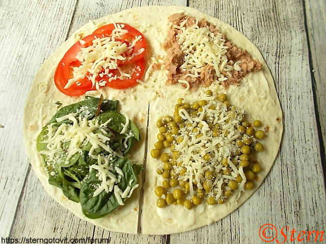 Тортилья с тунцом