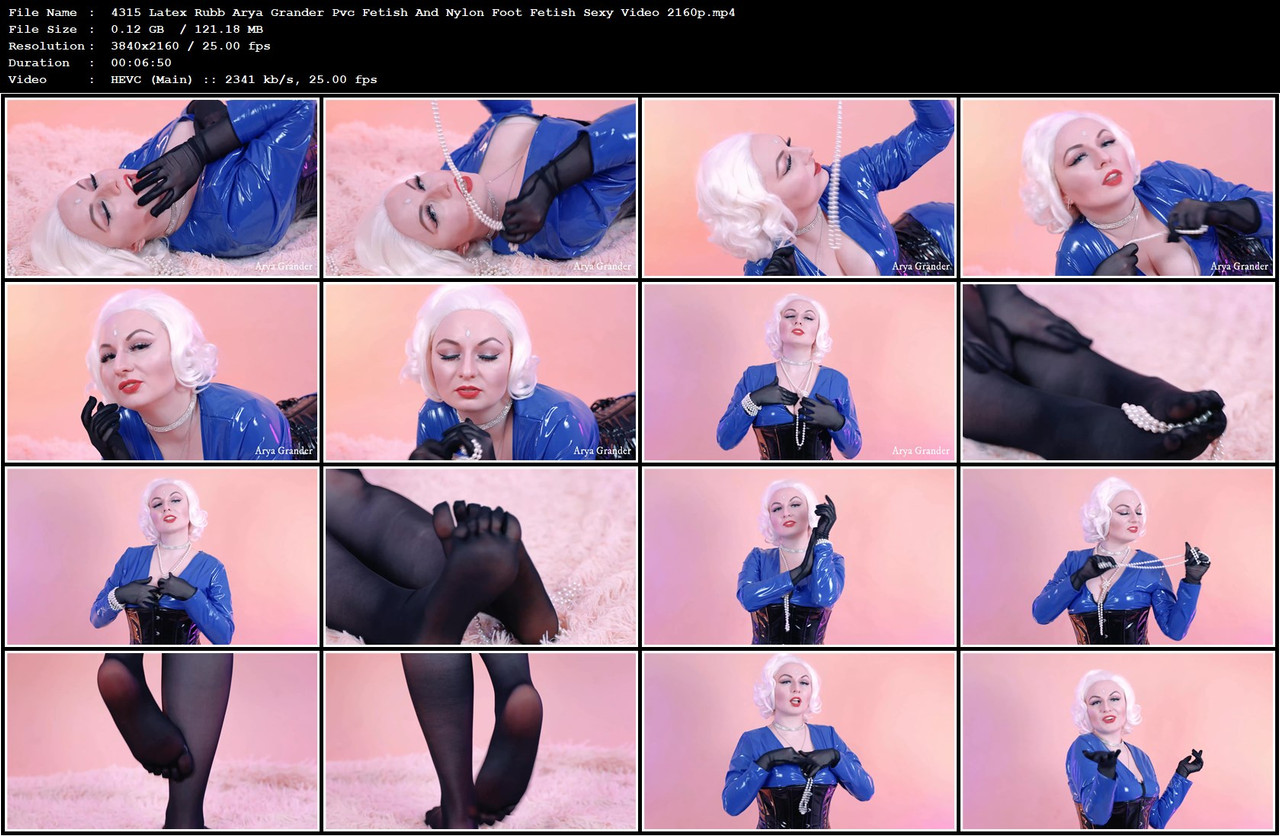 4315 Latex Rubb Arya Grander Pvc Fetish And Nylon Foot Fetish Sexy Video 2160p mp4