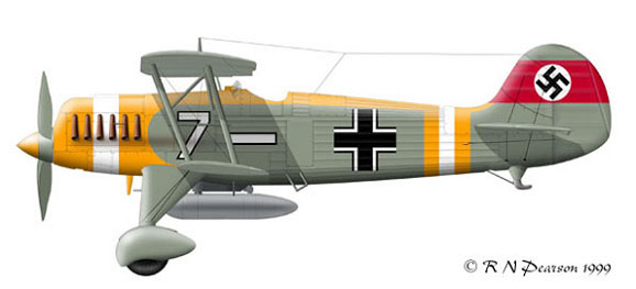 [Hasegawa] Heinkel He 51  FINIS 2-9