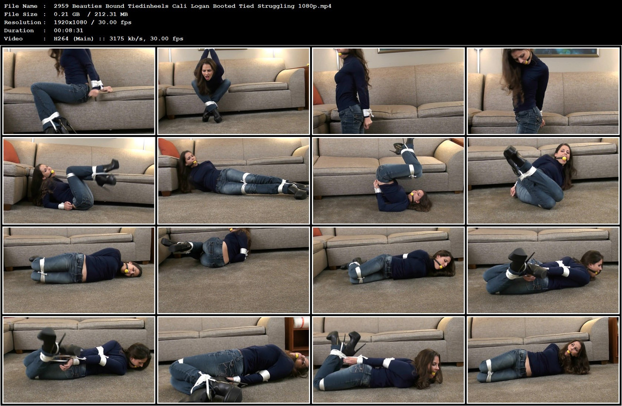 2959 Beauties Bound Tiedinheels Cali Logan Booted Tied Struggling 1080p mp4