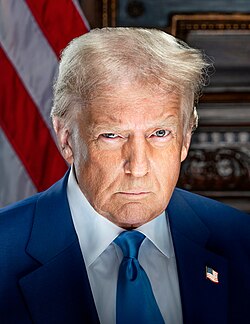 January 2025 Official Presidential Portrait of Donald J Trump
