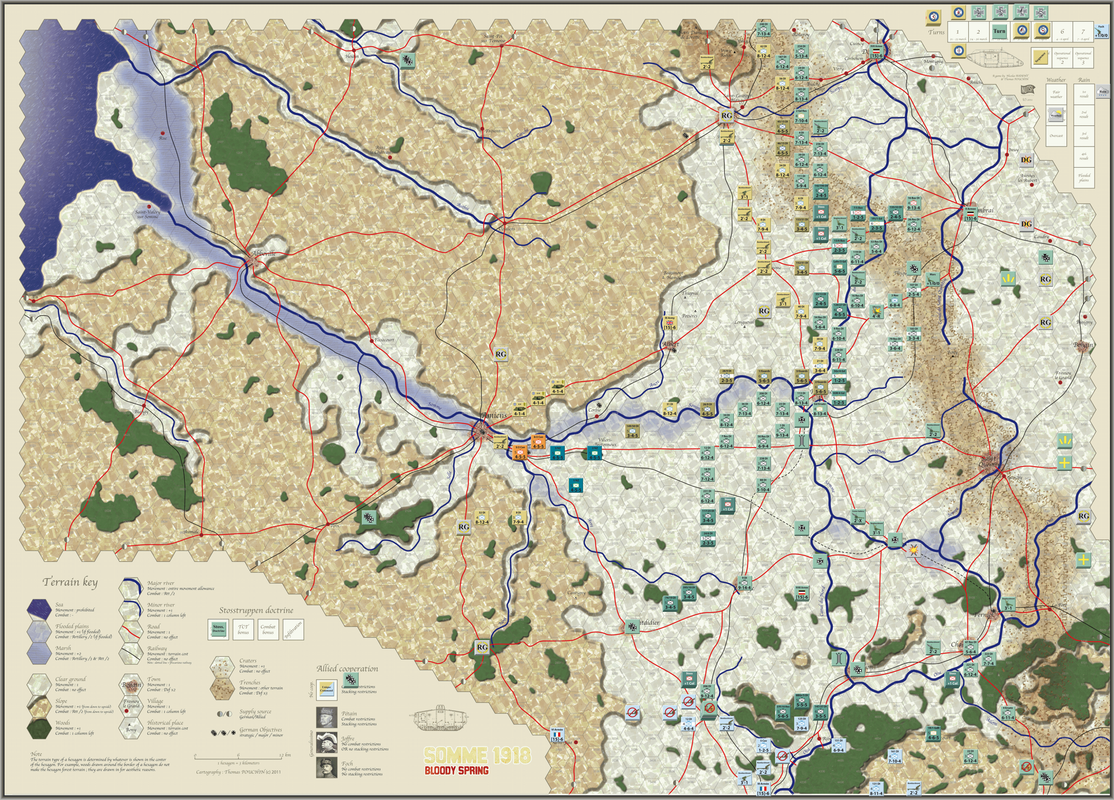Somme 1918Map