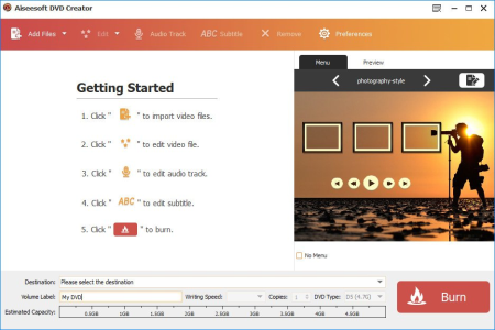 Aiseesoft DVD Creator 5.2.52 Multilingual Aiseesoft DVD Creator 5.2.52 Multilingual