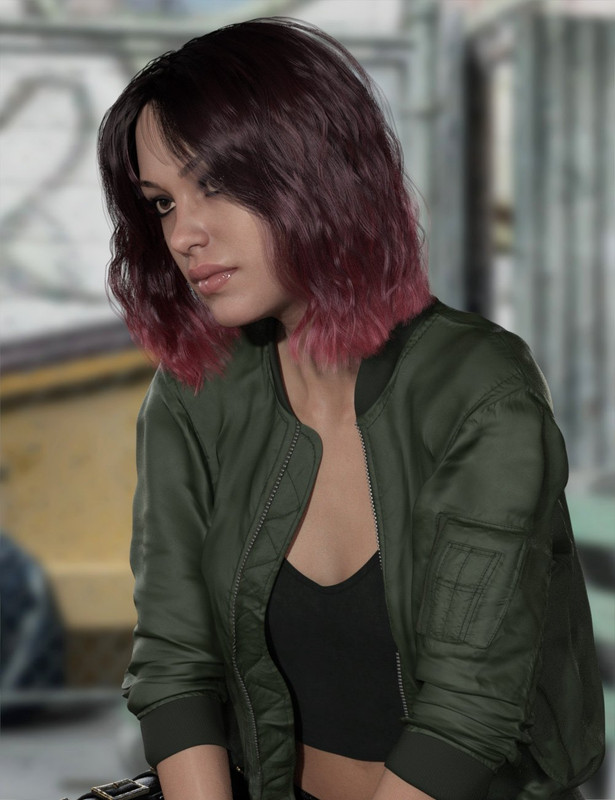 MRL dForce Mid Length Hair for Genesis 8 Female MRL dForce Mid Length Hair for Genesis 8 Female