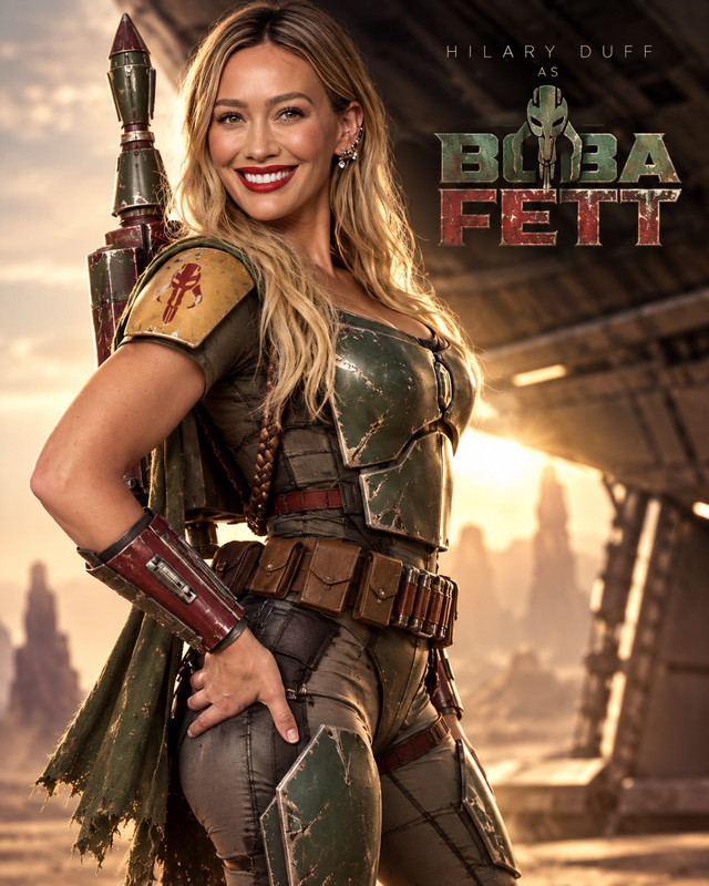 Hilary Duff Boba Fett