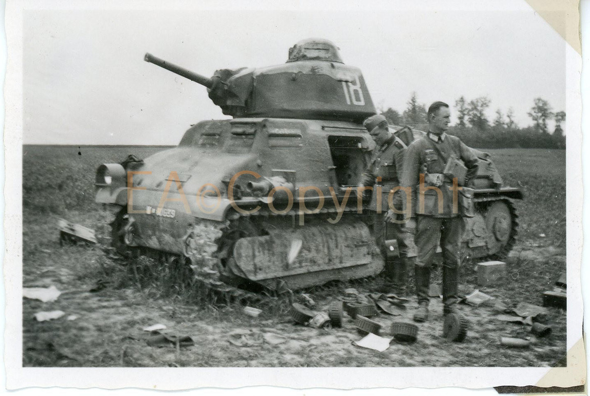 P Frankreich Panzer Tank Kämpfe