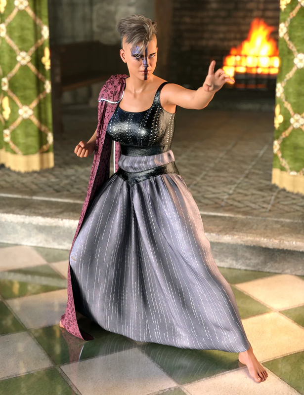 dForce Ancient Warrior for Genesis 8 Female(s)