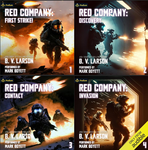 Invasion Red Company, Books 1-4
