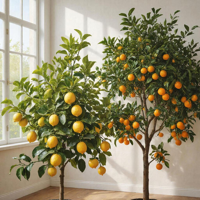 мандариновые деревья дома