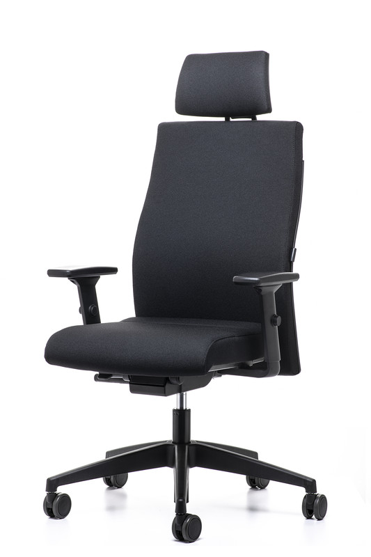 Wiepa Winteraktion Drehstuhl mit Kopfstütze schwarz Produktbild pa_produktabbildung_1 S