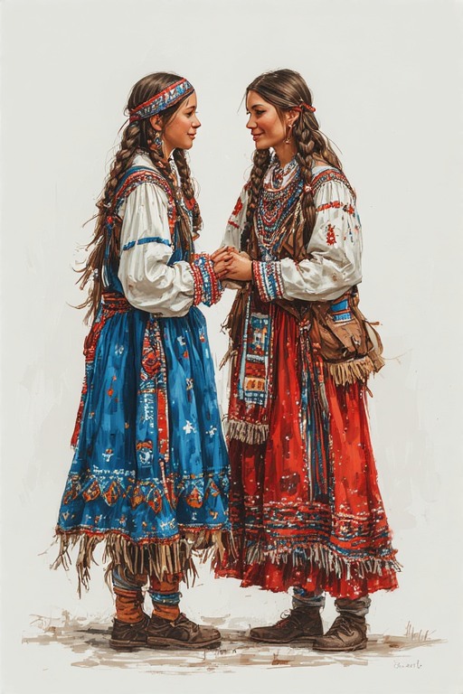 draw-two-girls-in-national-cos-(10)