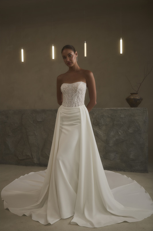 Ruthie Detachable Overskirt Style 2632SK Front