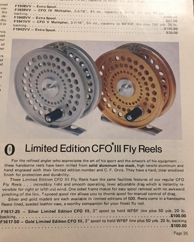The Fiberglass Manifesto: ORVIS FLY FISHING - CFO III 50th