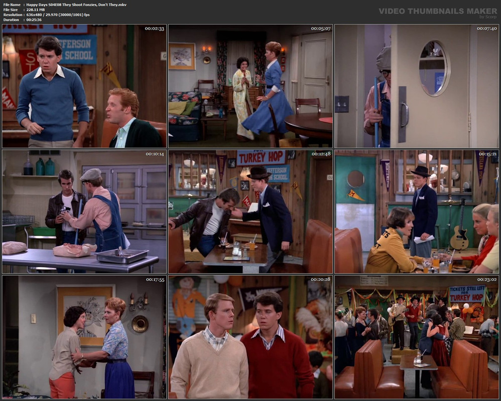 Happy Days S04E08 They Shoot Fonzies, Don't They.mkv