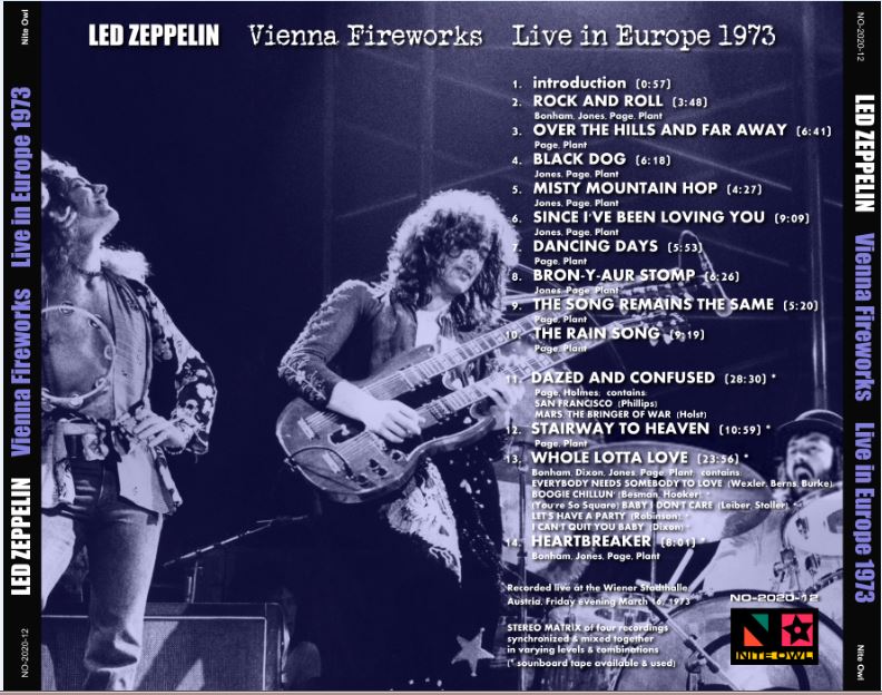 LED ZEPPELIN. 1973-03-16 .Vienna ( 4th source matrix) 16.bit | Guitars101 -  Guitar Forums
